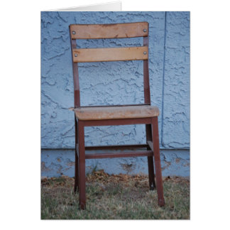 School Chair Card