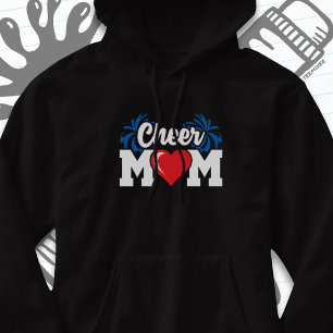 School Cheerleader Squad Sports Proud Cheer Mum Hoodie
