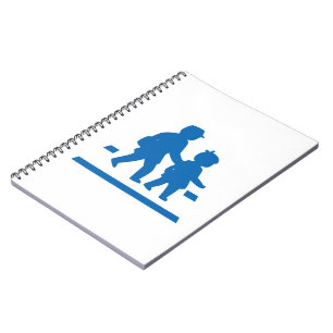School Children Crossing >> Japanese Traffic Sign Spiral Notebook