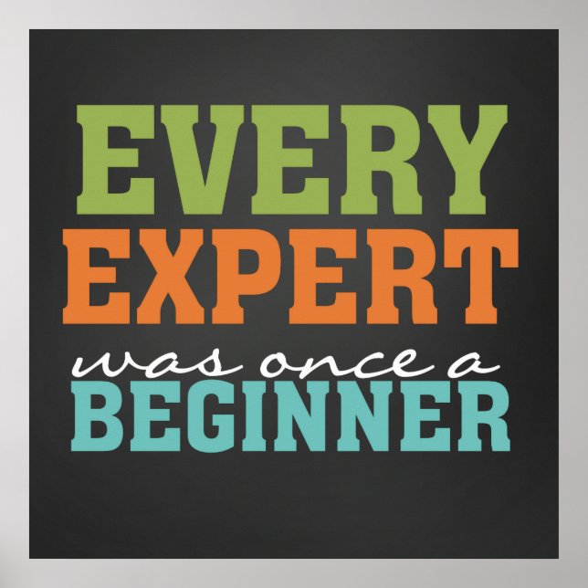 School Classroom Inspirational Quote Poster (Front)