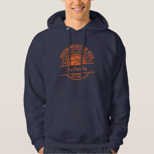 School Club Team Name Number Basketball Hoodie