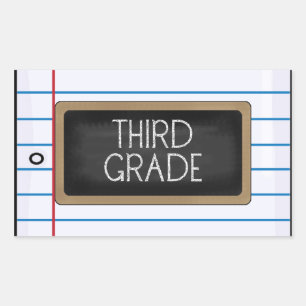 School Collection Third Grade Fun Stickers