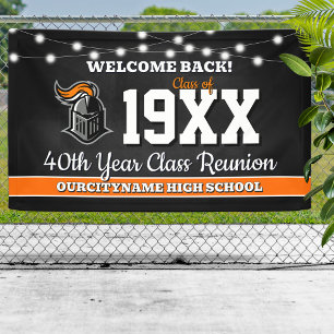 School Colors Class Reunion Welcome Banner
