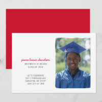 School Colour Sketchbook Graduation Invitation