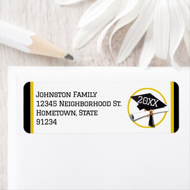  School Colours Black and Gold Graduation (Insitu)