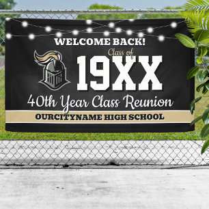 School Colours Class Reunion Welcome Banner