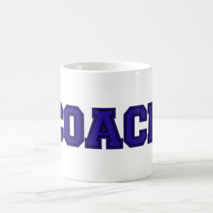 School Colours COACH Mug, Blue-Black Coffee Mug
