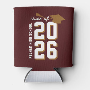School Colours GradN MAROON FAVOR COOZIE CUSTOM