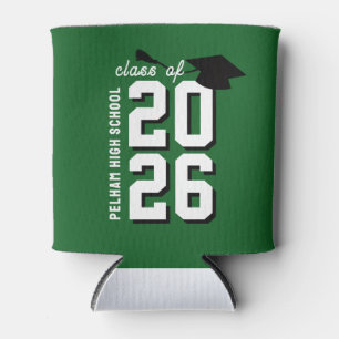 School Colours Graduation GREEN FAVOR COOZIE CUSTO
