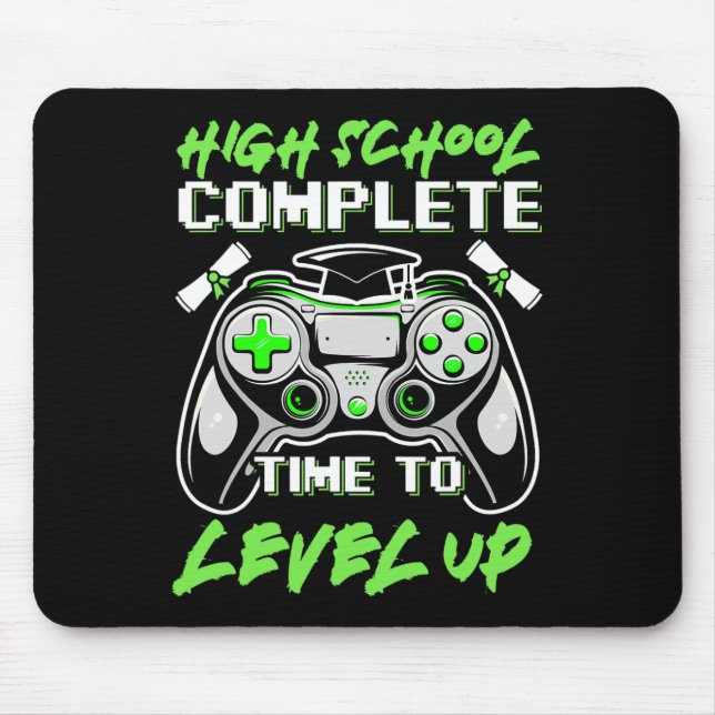 School Complete Gaming Apparel Gaming Shirt Funny  Mouse Pad (Front)