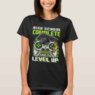School Complete Video Game Senior Graduation Gift  T-Shirt