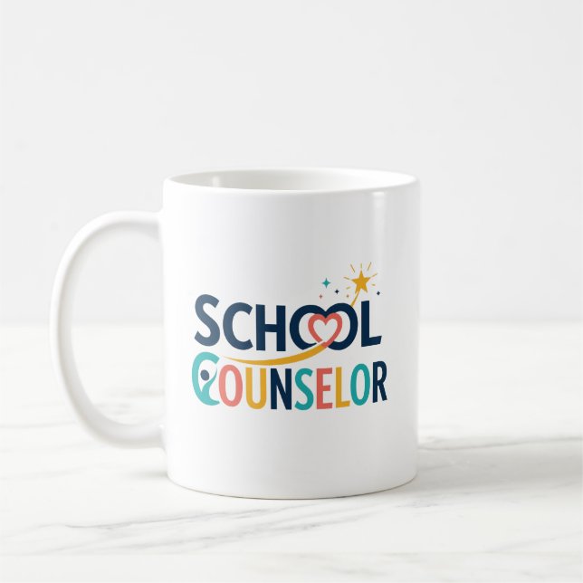 School Counsellor Appreciation Gift Coffee Mug (Left)