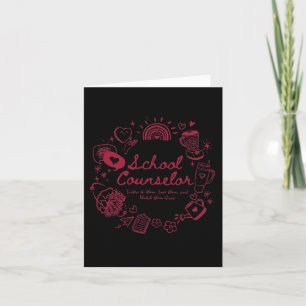 School Counsellor Back To School School Counseling Card