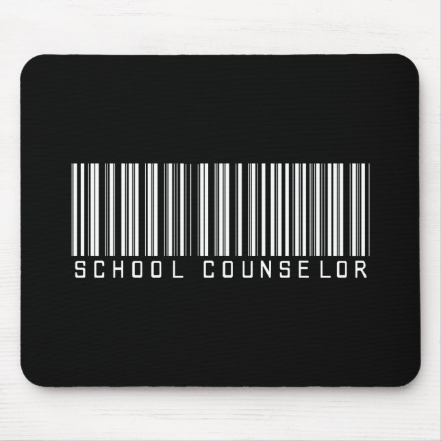School Counsellor Bar code Mouse Pad (Front)