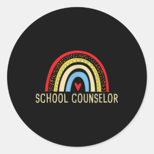 School Counsellor - Counseling Elementary Guidance Classic Round Sticker
