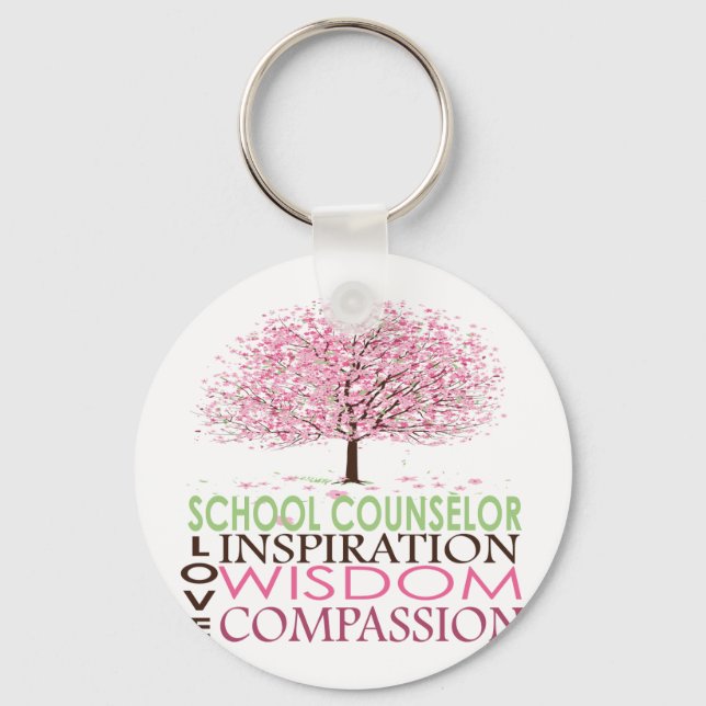 School Counsellor Gifts Key Ring (Front)