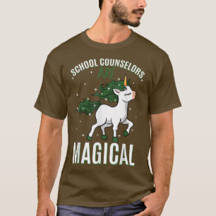 School Counsellors Are Magical Unicorn Counseling  T-Shirt