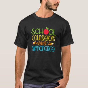 School Counsellors Difference Guidance Counseling T-Shirt
