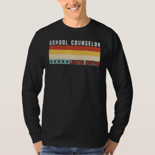 School Counselor Job Title Profession Worker Appre T-Shirt
