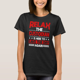 School Custodian Janitor Cleaning Custodial 2 T-Shirt