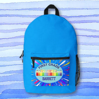 School days! First Grade personalised Printed Backpack