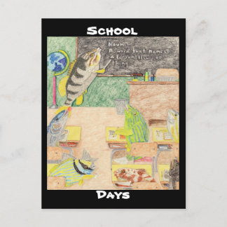 School Days Postcard
