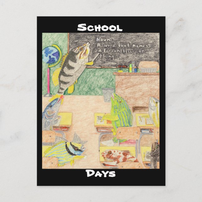 School Days Postcard (Front)