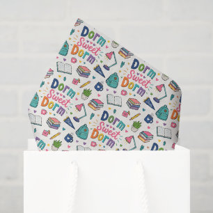 School Dorm Tissue Paper, College Move-In Gift Paper