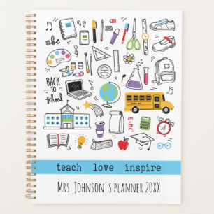 School elements teachers planner
