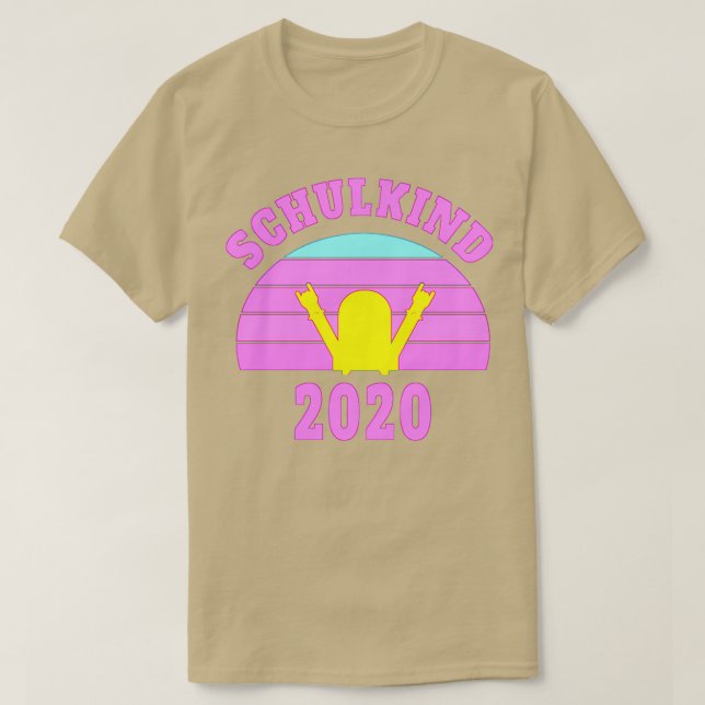 School enrolment start of school child retro 2 T-Shirt (Design Front)