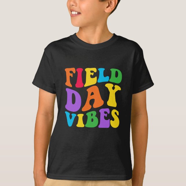 school field day, Fun School Teacher Student Kids  T-Shirt (Front)