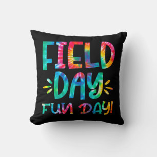 School Field Day Fun Tie Dye Field Day 2022 Teache Cushion