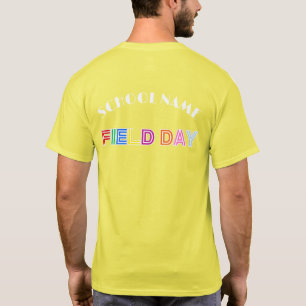 School field day Sport day 2025 Team crew squad T-Shirt