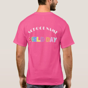 School field day Sport day 2025 Team crew squad T-Shirt