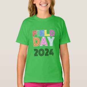 School field day student colour Team Cheer Squad T-Shirt