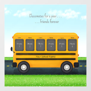School Friends Personalised School Bus 6 Photos