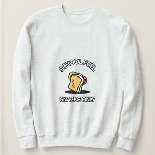 School fuel snacks only-school lunch break tshirt