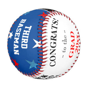 School Graduation Baseball Player Name