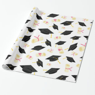 School Graduation Congratulations Wrapping Paper