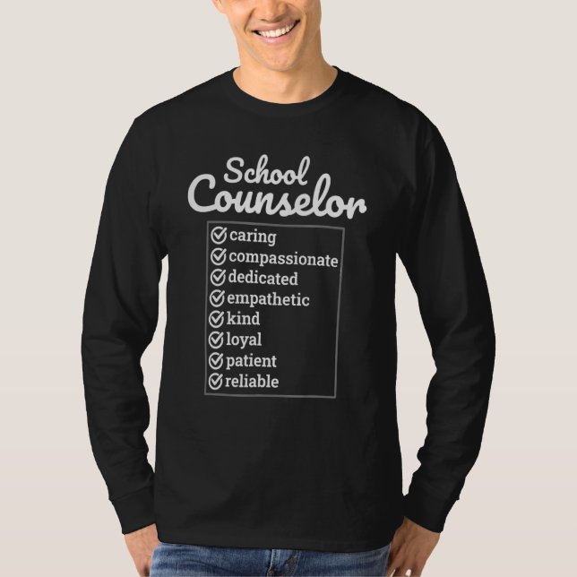 School Guidance Counsellor Appreciation Back To Sc T-Shirt (Front)