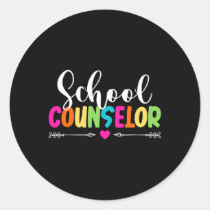 School Guidance Counsellor Appreciation Byck To Sc Classic Round Sticker