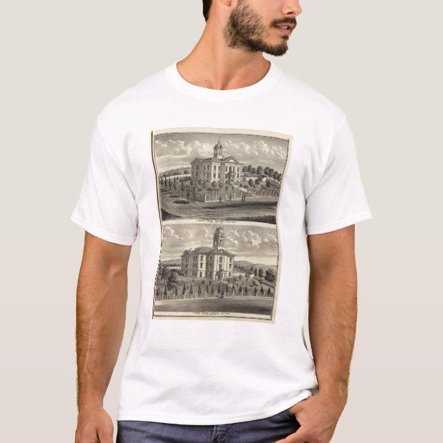 School houses, San Jose, California T-Shirt (Front)