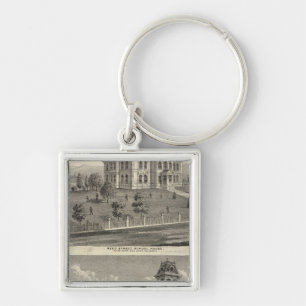School houses, San Jose Key Ring
