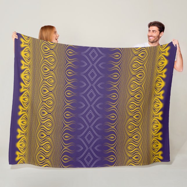 School hype-Williams College Fleece Blanket (In Situ)