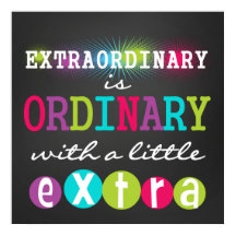 School Inspirational Chalkboard Look Poster