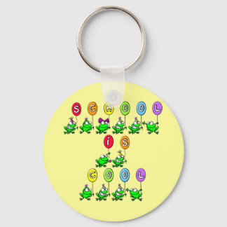 School is Cool - Frogs Key Ring
