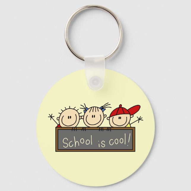 School is Cool Key Ring (Front)