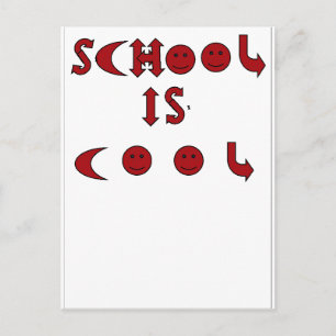 School is Cool  Postcard
