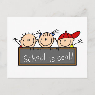 School is Cool Postcard