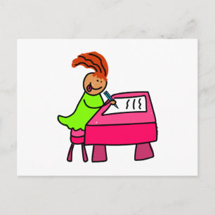 School Kid Postcard